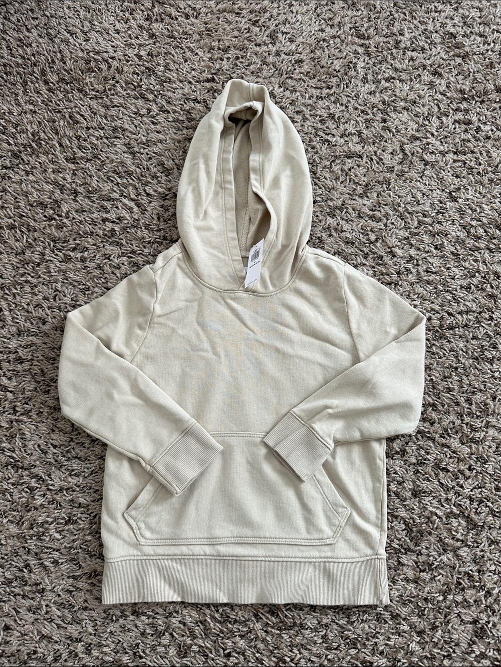 Old Navy Cream Hoodie Sweatshirt